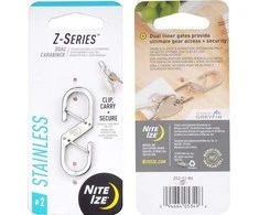 „NiteIze Nite Ize“ – Z serijos dvigubas karabinas – plienas