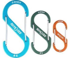 NiteIze Nite Ize S-Biner Combo ALU 3PK karabinų rinkinys