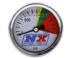 Nitrous Express 0-100 BAR slėgio matuoklis nitro cilindrams