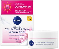 Nivea 24H Nawilżenia Cera Sucha i Wrażliwa, 50 ml