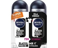 Nivea NIVEA DEO roll-onas_duo vyrams B&amp;W Inv.Origin 2x50 ml