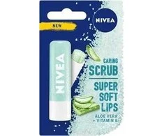 Nivea Caring Scrub Super Soft Lips, 4,8 g