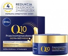 Nivea Nivea Q10 papildoma Antiraukšlių mityba atkurti kremas naktį 50ml