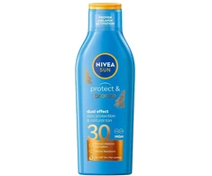 Nivea „Protect &amp; Bronze“ įdegio losjonas, aktyvuojantis natūralų įdegį SPF30, 200 ml