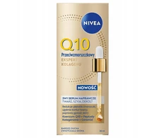 NIVEA Q10 Przeciwzmarszczkowy Ekspert Kolagenu Serum naprawcze do twarzy szyi dekoltu 30 ml