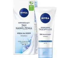 Nivea 24H drėkinamasis normaliai ir mišriai odai, 50 ml