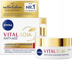 Nivea Vital Soja Anti-Age Ujędrniający dieninis kremas do skóry dojrzałej SPF 30 50ml