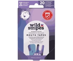 Wild Stripes „Sunset Mouth Patches“ pleistrai nosies kvėpavimui naktį (burnos pleistrai) 20 vnt.