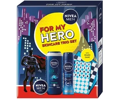 Nivea Rinkinys Šv. 2026 vyrams „For my Hero“ (0108330)
