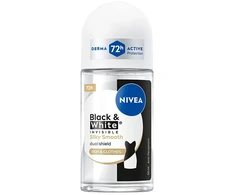 Nivea Juodas &amp; Baltas Invisible Silky Smooth antyperspirant w kulce 50ml