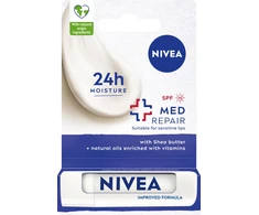 Nivea Med Repair rūpestingi lūpų dažai, 4,8 g