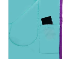 NC2008 PURPLE- TURQUOISE SLEEPING BAG SIZE M NILS CAMP
