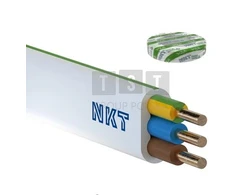 Nkt Cables Nkt Spoka Akcyjna 172152002C0120 NKT instaliacijos PLUS YDYp kabelis 3x2,5 geltonas baltas 450/750 /120m/