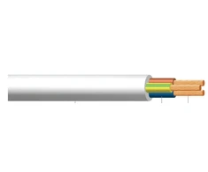 Nkt Cables Top Marki OMY (H03VV-F) 2X1.5 300V BALTASIS BŪGNAS