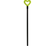 Nlle Profi Brush Style Handle Love 131,2cm assorted, lime žalias/light mėlynas/oranžinis/lilac