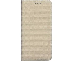 Dėklas Smart Magnet book Samsung Galaxy S23 Ultra S918 aukso spalvos