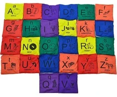 Gymastikos krepšiai NO10 ALPHABET VEDB-AZ5X5 alfabetas (komplektas)