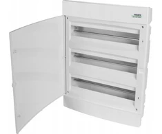 Noark Noark 106199 montavimo korpusas, įleidžiamas, plastikinis, IP40, 3 eilių, 3x18 mod. turėjo duris