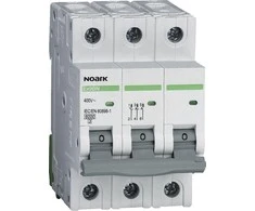 Noark miniatiūrinis grandinės pertraukiklis 3P C 16A 6kA AC Ex9BN 100143