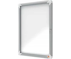 Nobo magnetinė išorinė stiklinė vitrina Nobo 4xA4 balta