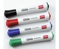 Nobo Glide žymekliai, ploni, mix/ 4 vnt (1902077)
