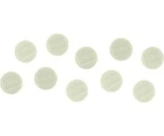 Magnetai Nobo, 38mm, baltos spalvos, 10 vnt./pak.