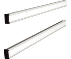 „Nobo Nobo“ T-KORTELĖS ATRAMIMO BĖGIAI 12 LINK, pilka, sidabrinė, aliuminis, Kinija, 388 mm, 13 mm, 241 g