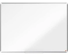 Keramikinė balta magnetinė lenta NOBO Premium Plus, 120x90 cm, sertifikuota EU Ecolabel