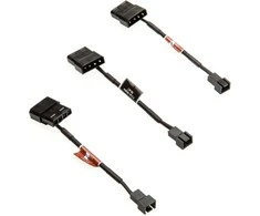 Noctua Molex – 3 kontaktų, 0,12 m, juodas (NA-SAC1)
