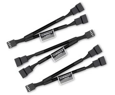 Noctua NA-SYC1 4-PIN PWM hardware cooling accessory Juodas