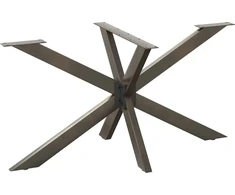 Valgomojo stalo koja, voro formos, juoda, 150x78x(72-73) cm, plienas