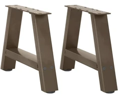 Kavos staliuko kojelės, A formos, 2 vnt., 30x(30-31) cm, plienas