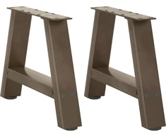Kavos staliuko kojelės, A formos, 2 vnt., 50x(30-31) cm, plienas