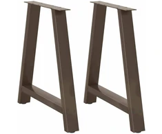 Valgomojo stalo kojelės, A formos, 2 vnt., 70x(72-73) cm, plienas