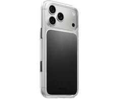 Nomad skaidrus odinis dėklas, juodas (Horween) - iPhone 18 Pro Max/17 Pro Max