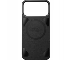 Dėklas Nomad Magnetic odinis galinis dangtelis, juodos spalvos (Horween), Magsafe – iPhone 17 Pro Max