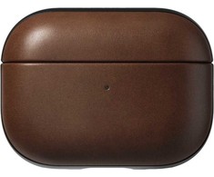 Nomad modernus dėklas AirPods Pro 2 ausinėms, rudos odos