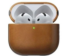 Nomad Modernus odinis dėklas, angliško gelsvo atspalvio – „Airpods 4“