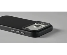 Nomad modernus odinis dėklas, juodas - iPhone 18 Pro/17 Pro