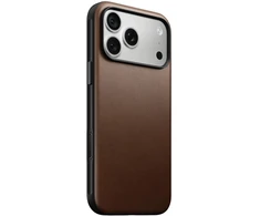 Nomad Modernus odinis dėklas, rudos spalvos - iPhone 18 Pro/17 Pro