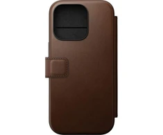 Nomad Modernus odinis dėklas, rudas – iPhone 16 Pro