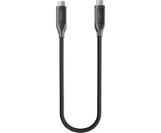 Dėklas Nomad Kevlar kabelis USB4, USB-C į USB-C, 0.3m, carbide V3