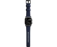 Nomad Rugged Strap, atlantic mėlynas/sidabrinis - AW Ultra 2/1 49mm 9/8/7 45mm/6/SE/5/4 44mm/3/2/1 42mm