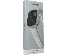 Nomad Sport Strap M/L, baltas - Apple Watch 49mm/46mm/45mm/44mm/42mm