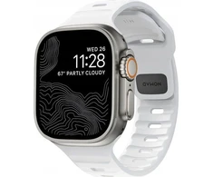 Nomad Sport Strap M/L, baltas - Apple Watch 49mm/46mm/45mm/44mm/42mm
