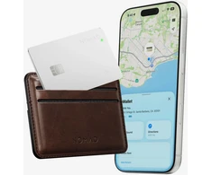 Nomad Tracking Card Pro – „Find My“, baltos spalvos