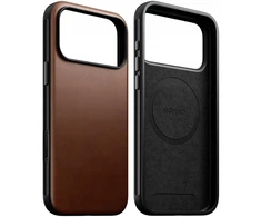 Nomad Modern Leather dėklas, rudos spalvos – iPhone 17 Pro Max