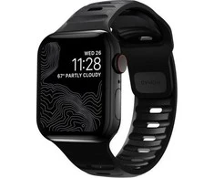 Apyrankė Nomad Sport Strap M/L, juodas - Apple Watch 49mm/46mm/45mm/44mm/42mm