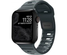 Nomad Sport Strap M/L, mėlynas - Apple Watch 49mm/46mm/45mm/44mm/42mm
