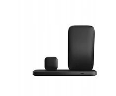 NOMAD Stand One Max - Qi2 belaidis įkroviklis, 25 W trims įrenginiams, suderinamas su „MagSafe“, 4 kartos (karbidas)